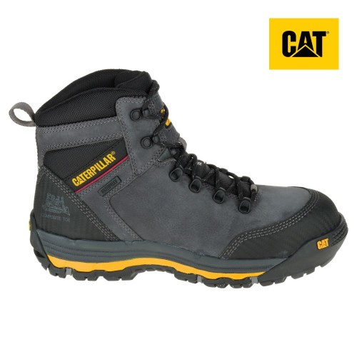 Pánské Pracovní Boty Caterpillar Munising 6" Waterproof Composite Toe S3 HRO SRA Černé (CZ-9YUG)